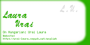 laura urai business card